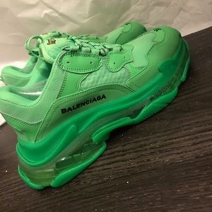 Triple S clear sole sneaker